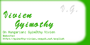 vivien gyimothy business card